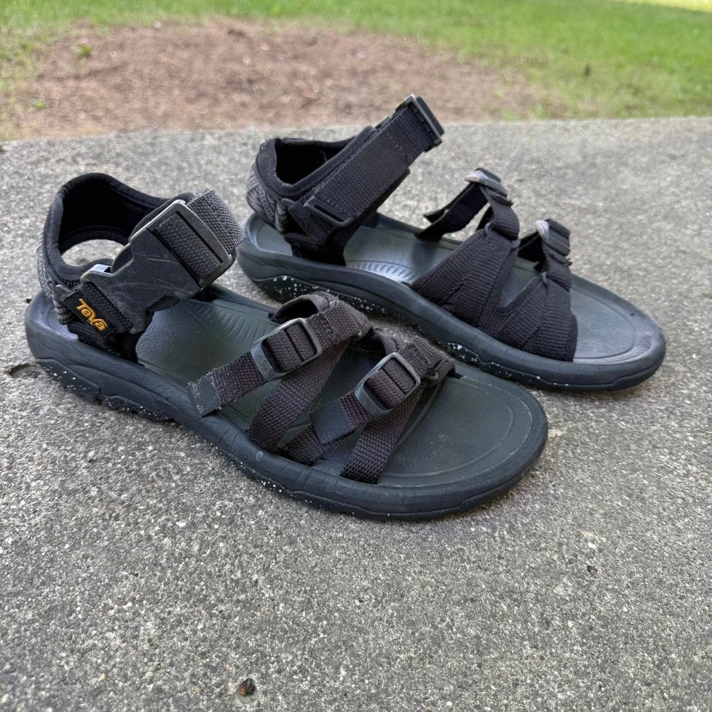 Teva Terra Fi 5 Universal Mens Sandals Black Buckle Hiking Sport Water Shoes 8
